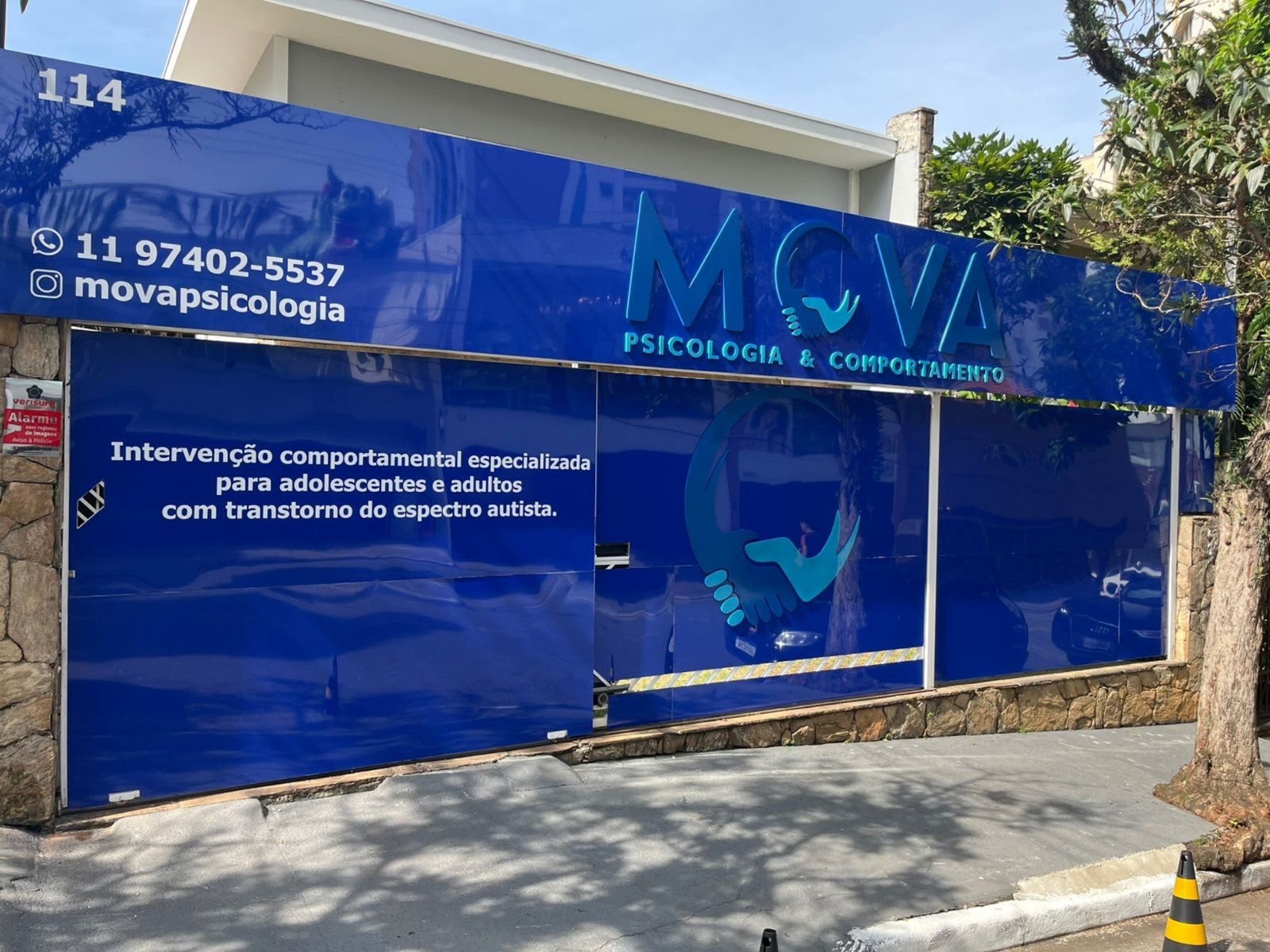 Fachada da Mova no Jardim Anália Franco